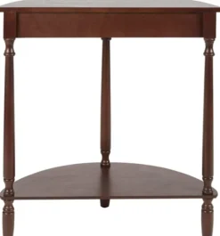 Kirkland's Home Antique Walnut Half Round Console Table- Console Tables