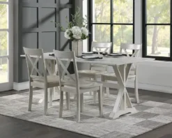 Kirkland's Home Antique Washed Wood Dining Chairs, Set Of 2- Dining Chairs