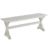 Kirkland's Home Antique Washed Wood Dining Bench- Benches & Ottomans