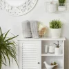 Kirkland's Home Antique White 2-Pc. Long Wire Basket Set, 11 In.- Wall Storage