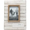 Kirkland's Home Antique White Wooden Dad Picture Frame- Picture Frames