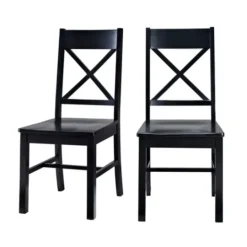 Kirkland's Home Antique Wood Dining Chairs, Set Of 2- Dining Chairs