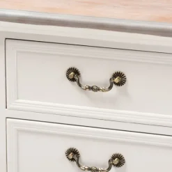 Kirkland's Home Antique Wooden 3-Drawer Nightstand- Nightstands