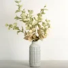 Kirkland's Home Antiqued Leaves Arrangement In White Vase- Arrangements & Greenery