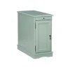Kirkland's Home Aqua Accent Table With Charging Station- Nightstands