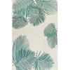 Kirkland's Home Aqua Forest Leaf Indoor/Outdoor Area Rug, 6X9- Outdoor Rugs