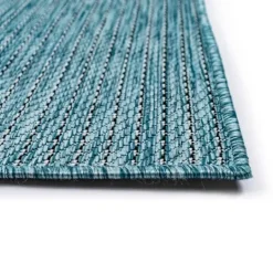 Kirkland's Home Aqua Intertwine Indoor/Outdoorr Area Rug, 6X9- Outdoor Rugs