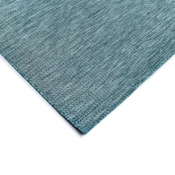 Kirkland's Home Aqua Intertwine Indoor/Outdoor Area Rug, 7X9- Outdoor Rugs