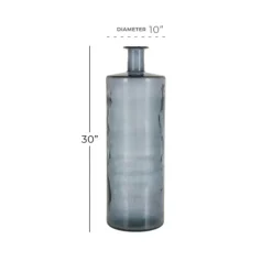 Kirkland's Home Aquamarine Tall Bottle Decorative Vase- Vases