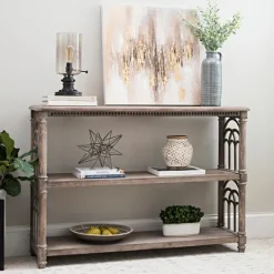 Kirkland's Home Arch Sides Cathedral Console Table- Entryway Furniture
