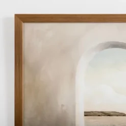 Kirkland's Home Arched Coastal Viewpoint Framed Art Print- Framed Art