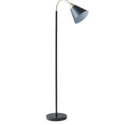 Kirkland's Home Arched Cone Shade Floor Lamp- Floor Lamps