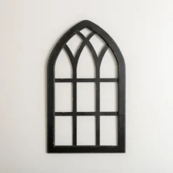 Kirkland's Home Arched Windowpane Wall Plaque- Wall Plaques