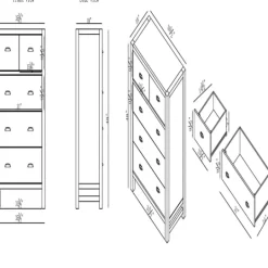Kirkland's Home Arden Wood 5-Drawer Chest- Dressers & Chests