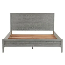 Kirkland's Home Arden Wood Panel King Bed- Beds & Headboards