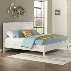 Kirkland's Home Arden Wood Panel King Bed- Beds & Headboards