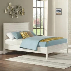 Kirkland's Home Arden Wood Panel Queen Bed- Beds & Headboards