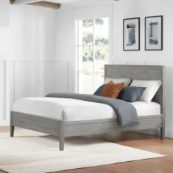 Kirkland's Home Arden Wood Panel Queen Bed- Beds & Headboards