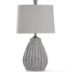 Kirkland's Home Arther Aged Stone Table Lamp- Table Lamps