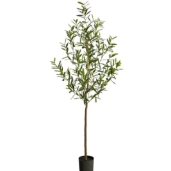 Kirkland's Home Artificial Fruiting Potted Olive Tree- Trees & Topiaries
