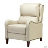 Kirkland's Home Arturo Leather Wingback Recliner- Accent Chairs
