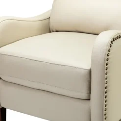 Kirkland's Home Arturo Leather Wingback Recliner- Accent Chairs