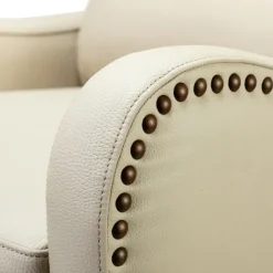 Kirkland's Home Arturo Leather Wingback Recliner- Accent Chairs