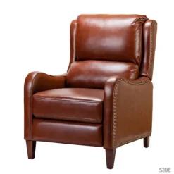 Kirkland's Home Arturo Leather Wingback Recliner- Accent Chairs