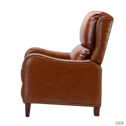 Kirkland's Home Arturo Leather Wingback Recliner- Accent Chairs