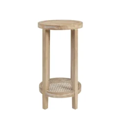 Kirkland's Home Ash Rat Round Martha Stewart Accent Table- Accent & End Tables