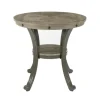 Kirkland's Home Ash Round Nailhead Side Table- Accent & End Tables
