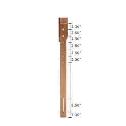 Kirkland's Home Ash Walnut Wood Panel Full Headboard- Beds & Headboards