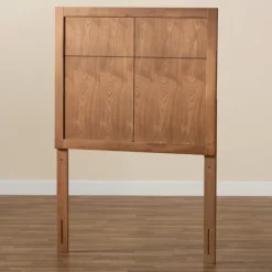 Kirkland's Home Ash Walnut Wood Panel Twin Headboard- Beds & Headboards