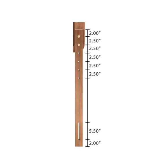 Kirkland's Home Ash Walnut Wood Panel Twin Headboard- Beds & Headboards