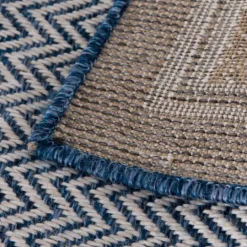 Kirkland's Home Auckland Chevron Outdoor Area Rug, 6X9- Outdoor Rugs
