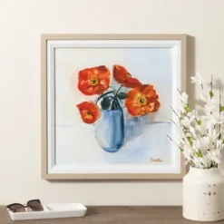 Kirkland's Home August Poppies Framed Art Print- Framed Art