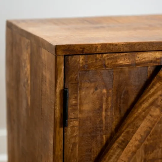 Kirkland's Home Austin Warm Wood Farmhouse Cabinet- Cabinets & Sideboards