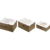 Kirkland's Home Autumn Boxes With Metal Covers, Set Of 3- Decorative Accents