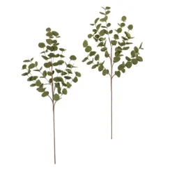 Kirkland's Home Autumn Eucalyptus Stems, Set Of 2- Stems & Bouquets