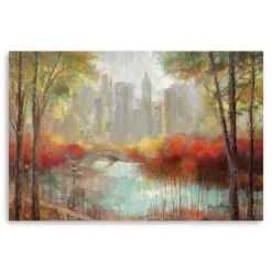 Kirkland's Home Autumn In The City Canvas Art Print, 60X40 In.- Canvas Art