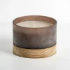 Kirkland's Home Autumn Oak And Musk Triple Wick Jar Candle, 14 Oz.- Candles