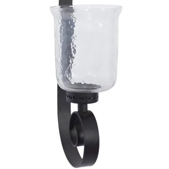 Kirkland's Home Axel Black Iron Scroll Sconce- Sconces