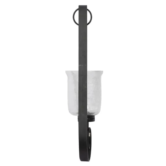 Kirkland's Home Axel Black Iron Scroll Sconce- Sconces