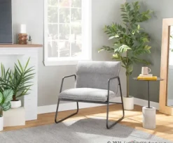 Kirkland's Home Axel Noise Industrial Accent Chair- Accent Chairs