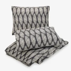 Kirkland's Home Ayesha Curry Black And White Leaf Queen Quilt Set- Quilts