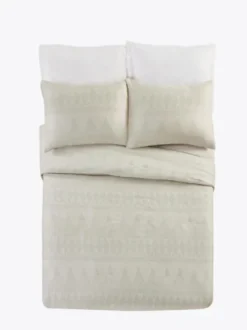 Kirkland's Home Ayesha Curry Woven Diamonds Queen 3-Pc. Duvet Set- Duvets