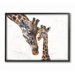Kirkland's Home Baby Giraffe Watercolor Framed Art Print- Framed Art