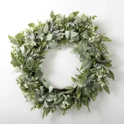 Kirkland's Home Baby'S Breath And Ery Wreath- Wreaths