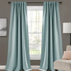Kirkland's Home Back Tab Blackout Curtain Panel Set, 95 In.- Curtains & Drapes