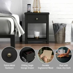 Kirkland's Home Bailie Wooden Side Table- Accent & End Tables